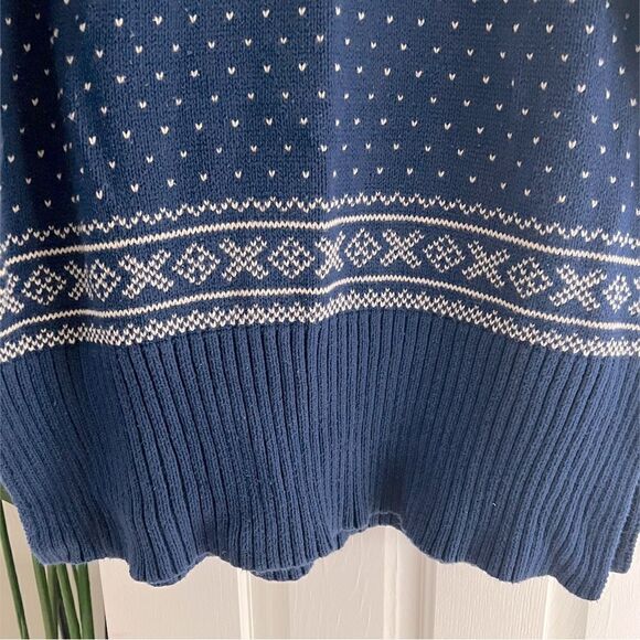 Denim&Supply Ralph Lauren Fair Isle Knit Heart Tunic Sweater - Picture 5 of 7